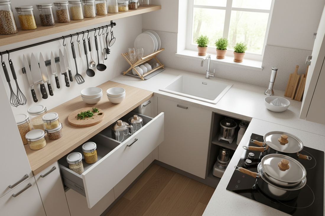 Best Kitchen Essentials for Small Apartments (Space-Saving Tools)