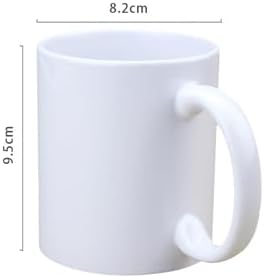 Sublimation Coffee Mugs 11oz White Blank Ceramic Cups For Tea Cocoa With White Box Packing Set of 12Pcs