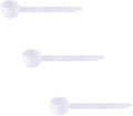 Plastic Measuring Scoop, (BOWL 10 cc | 2 teaspoon | 10 mL) Long Handle Spoons for Powders, Granules, Coffee, Pet Food, Baking Supplies, Protein and Other Dry Goods, BPA Free (Set of 3)