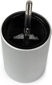 PEUGEOT - Line Salt Mill - Classic Grind Adjustment - Aluminium and Wood PEFC Certified - Made in France - Natural Color.18 cm -7"