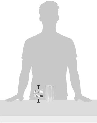 Bodum 15oz Pavina Double Wall High-Heat Borosilicate Glass, Set of 2, Clear (Pack of 4)