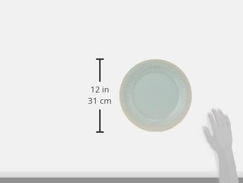 Lenox French Perle Groove Dinnerware, Stoneware, 12-Piece Plate Setting
