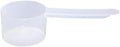 Plastic Measuring Scoop, (32 cc | 32 mL) Long Handle Spoons for Powders, Granules, Coffee, Pet Food, Baking Supplies, Protein and Other Dry Goods, BPA Free (Set of 1)