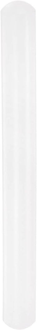 HARFINGTON Fondant Rolling Pin PP 30cm x 2.5cm Non Stick for Baking White