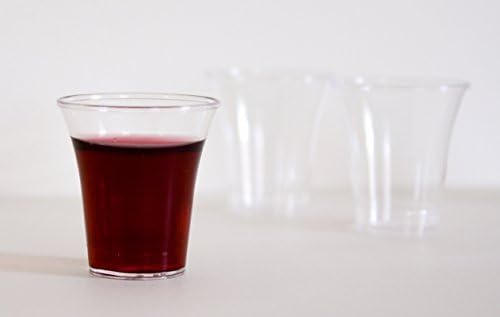 Grace Communion Cups - Disposable Plastic 2000 per box - Fits Standard Holy Communion Trays