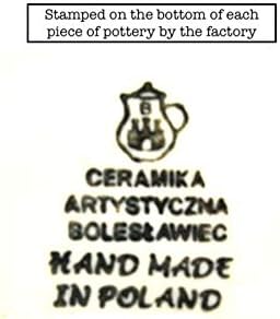 Polish Pottery Spoon Rest - Silver Lace