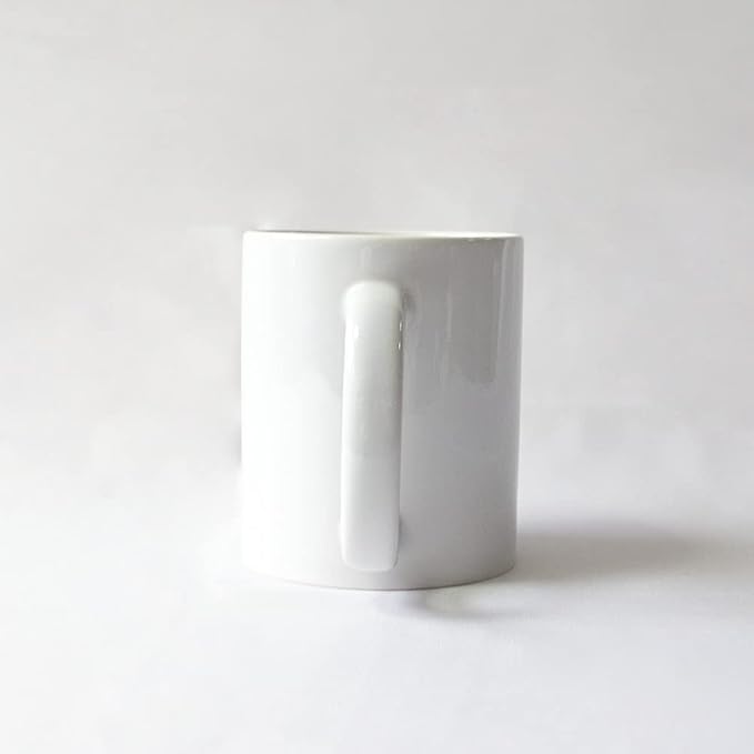 MR.R Set of 16 Sublimation Blanks Dishwasher White Ceramic Coffee Mugs 11oz Blank Ceramic Classic Drinking Cup Mug For Milk Tea Cola Water
