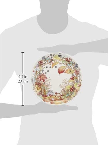 Noritake T50116A/4660-6 My Neighbor Totoro Plate 9.1 inches (23 cm), Chicken Thorns, Microwave Safe, 1 Piece