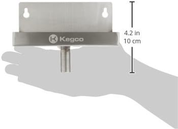 Kegco Dp-64-D Wall Mount Drip Tray, 6", Stainless Steel