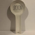 Rae Dunn SPOON Rest - Ceramic Kitchen Counters Minimalist Cooking Accessory