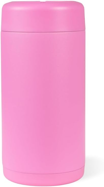 HydroJug Slim Can Cooler 12 oz, Stainless Steel Can Holder, Taffy