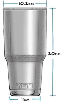 YETI Rambler 30 oz Stainless Steel Vacuum Insulated Tumbler w/MagSlider Lid