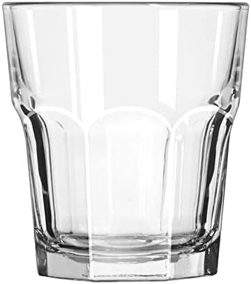 Libbey Gibraltar DuraTuff Drinking Glass Drinking Cup Set, Iconic Heavy Base Bar Glassware hick Drinking Glasses Set of 12, 12-Ounce Rocks Glasses