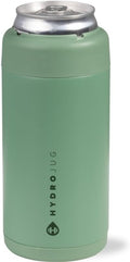 HydroJug Slim Can Cooler 12 oz, Stainless Steel Can Holder, Sage