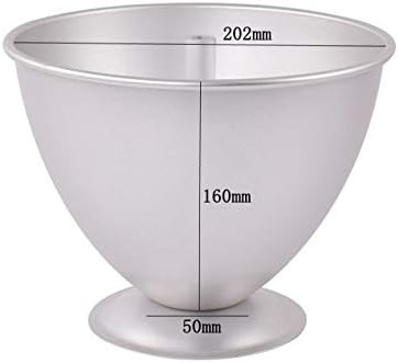 FETESUR Princess Dress Doll Cake Pan Aluminum Alloy Skirt Cake Baking Pan for Birthday and Anniversary (8 inch)