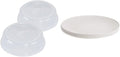 Nordic Ware BPA-free Plastic Microwave Covers (2 Pack) and Microwave Serveware Plates (4 Pack)