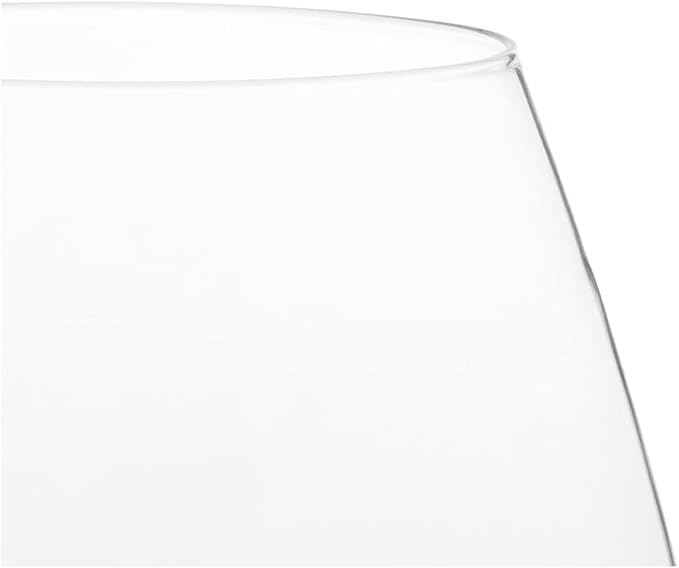 Luigi Bormioli Atelier Stemless Pinot Noir Wine Glass, 20-Ounce, Set of 6