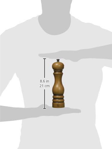 Peugeot - Paris Antique Manual Pepper Mill - Adjustable Grinder - Beechwood, Antique, 8.5in