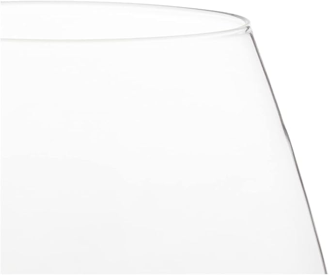 Luigi Bormioli Atelier Stemless Pinot Noir Wine Glass, 20-Ounce, Set of 6