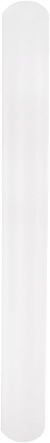 HARFINGTON Fondant Rolling Pin PP 45cm x 2.5cm Non Stick for Baking White