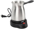 Sanpyl Turkish Coffee Pot, Stainless Steel Arabic, Greek & Turkish Electric Coffee Maker Machine Pot, 600ml Coffee Tea Warmer Kettle with Removable Anti Scald Handle Cordless Base for Home & Travel