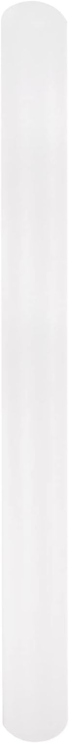 HARFINGTON Fondant Rolling Pin PP 50cm x 2.5cm Non Stick for Baking White