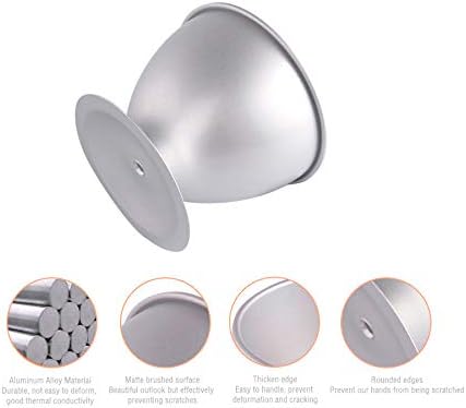 FETESUR Princess Dress Doll Cake Pan Aluminum Alloy Skirt Cake Baking Pan for Birthday and Anniversary (8 inch)