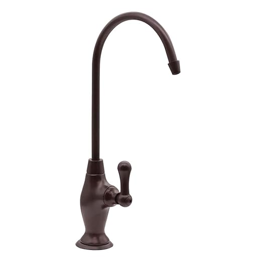 Westbrass D2033-NL-12 10" Classic 1-Lever Handle Cold Water Dispenser Faucet, Oil Rubbed Bronze