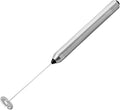 &NE NIM-353 Nikii Cafe Milk Frother 1.0 x 9.8 inches (2.5 cm) x Length 9.8 inches (25 cm) Milk Whisk Stainless Steel Electric Whisk Milk Creamer Latte Art Small