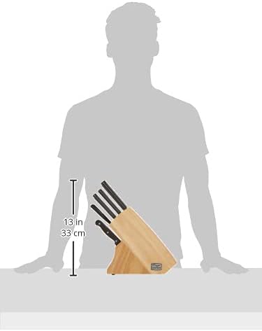 Chicago Cutlery Essentials (15-PC) Stainless Steel Kitchen Knife Block Set With Block, Sharp Stainless Steel Cutlerly Chef Knives Set & Scissors Shears