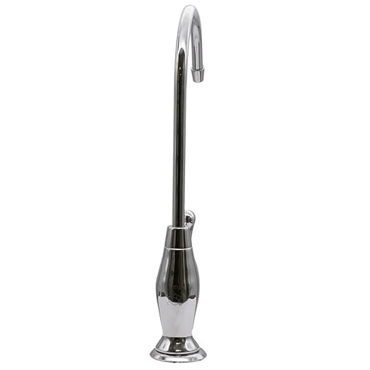 Westbrass D2033-NL-26 10" Classic 1-Lever Handle Cold Water Dispenser Faucet, Polished Chrome