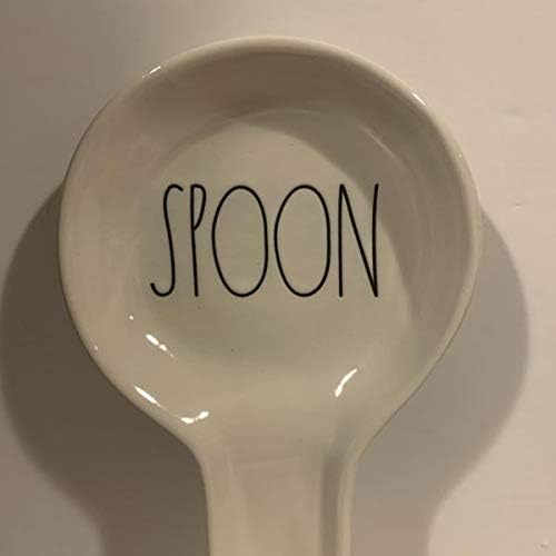 Rae Dunn SPOON Rest - Ceramic Kitchen Counters Minimalist Cooking Accessory