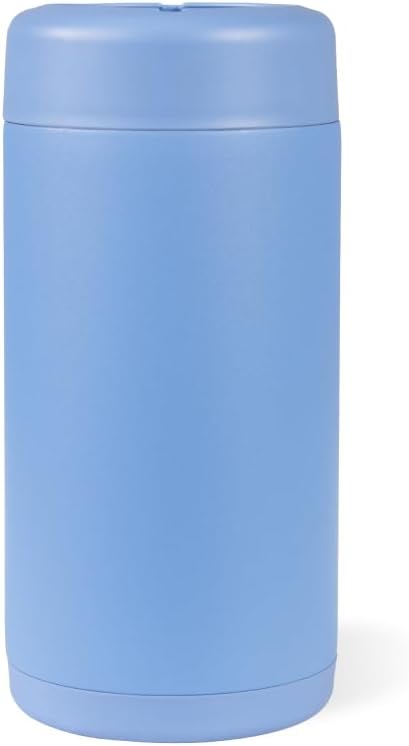HydroJug Slim Can Cooler 12 oz, Stainless Steel Can Holder, Light Blue