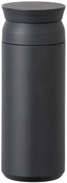 KINTO 20946 Travel Tumbler, 16.9 fl oz (500 ml), Black, Double Wall Vacuum Construction, Heat and Cold Retention