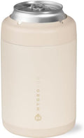 HydroJug Can Cooler 12 oz, Stainless Steel Can Holder, Cream
