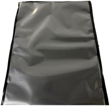 Vacuum Sealer Bags 15x20, Black and Clear, 3.5 Mil, Large Vacuum Sealing Bags, Airtight and Smell Resistant, for Vacuum Seal Shipping, Sous Vide Cooking, Freezing, or Food Storage, 100 Count