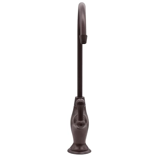 Westbrass D2033-NL-12 10" Classic 1-Lever Handle Cold Water Dispenser Faucet, Oil Rubbed Bronze