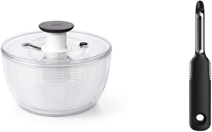 OXO Good Grips Large Salad Spinner + Swivel Peeler Bundle