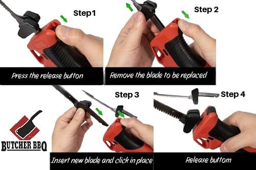 Butcher BBQ Cordless Electric Knife - Carving and BBQ Knife