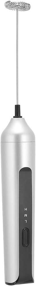 Handheld Electric Eggbeater and Milk Frother, USB Charging, Three-Speed Mixer for Kitchen