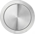 Trash Can Lid Countertop Built-in Trash Bin Balance Flap Cover Degree Rotation Stainless Steel Garbage Can Lid Waste Chute Swing Cover-Round