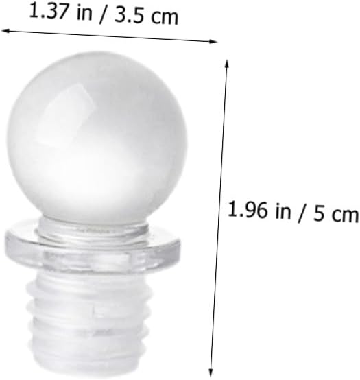 24pcs Glass Ball Wine Bottle Stoppers Portable Aroma Container Sealer with Silicone for Freshness Preservation and Beverage Protection