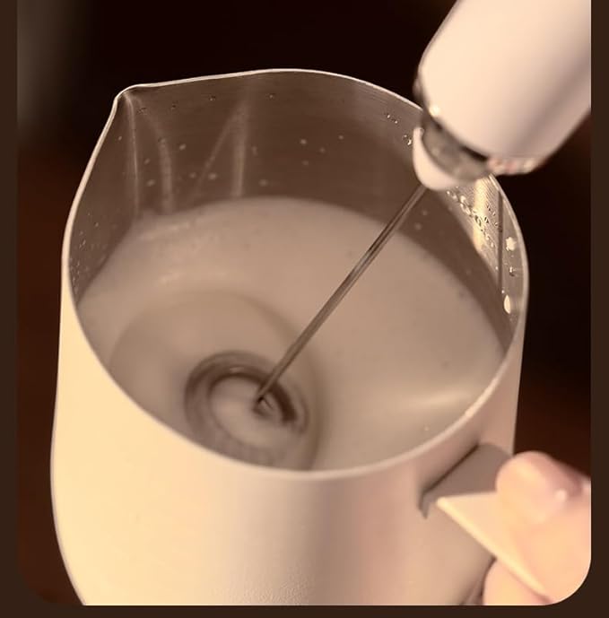 Electric Milk Frother, Coffee Frother, Household Cream Mixer, Handheld Small Stirrer, Wireless Egg Beater