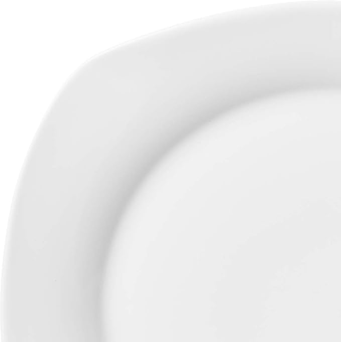 10 Strawberry Street 45-Piece Square Dinnerware Set, White