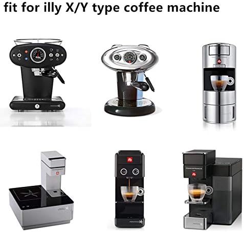 refillable coffee capsule reusable filter capsule pod fit for illy X1 X7 X9 Y1 Y3 Y5 Y9 machine 2capsule+1tamper