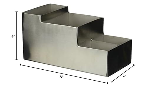 American METALCRAFT, Inc. American Metalcraft BARS5 Stainless Steel Coffee Caddy, Satin, Silver