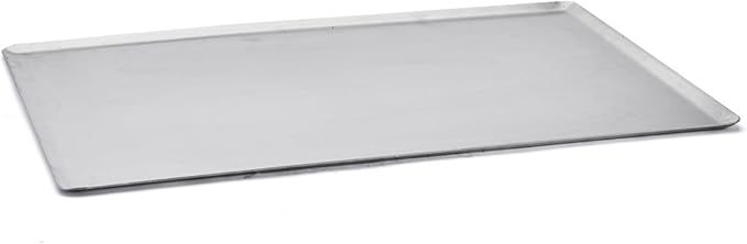 de Buyer Aluminum Baking Sheet - 15.75” x 11.8” - Perfect for Pastries, Cookies, Pizza & Tarts - Easy to Clean - Dishwasher Safe