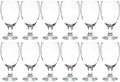 Vikko Classic Goblet Party Glasses, 20 Ounce Iced Tea and Water Goblets, Set of 12, Dishwasher Safe Durable Glassware