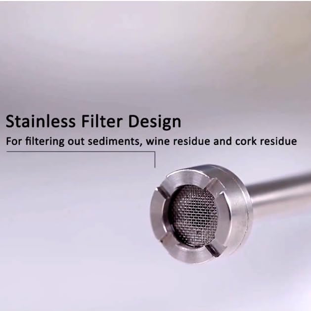 World's First Adjustable Electric Wine Aerator | Gun-Metal Special Edition | Vinaera PRO (Professional Edition)