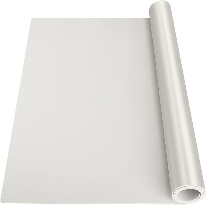 Silicone Mat Heat Resistant Mats for Countertop, Multipurpose Large Silicone Mats for Crafts Kitchen Workbench Size 48x24 inches Thick 2mm,Rolled Package,Beige